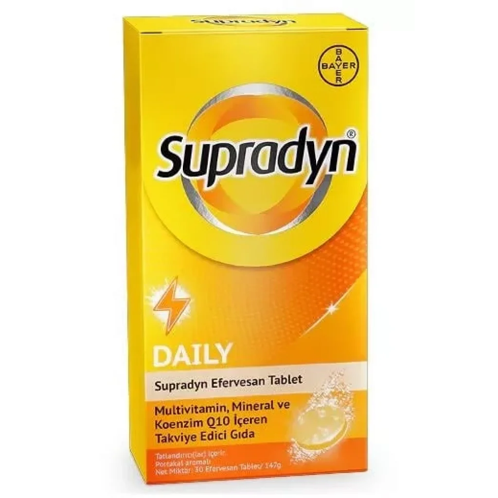 Supradyn Koenzim Q10 30 Efervesan Tablet