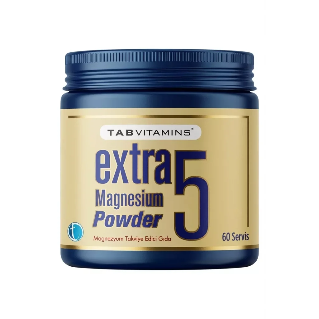 Tabvitamins Extra 5 Magnezyum Powder 60 Servis