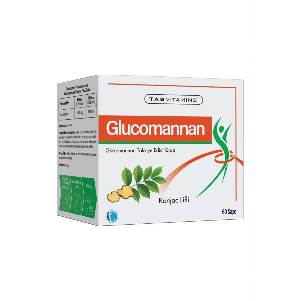 TabVitamins Glucomannan Food Supplement 60 Şase
