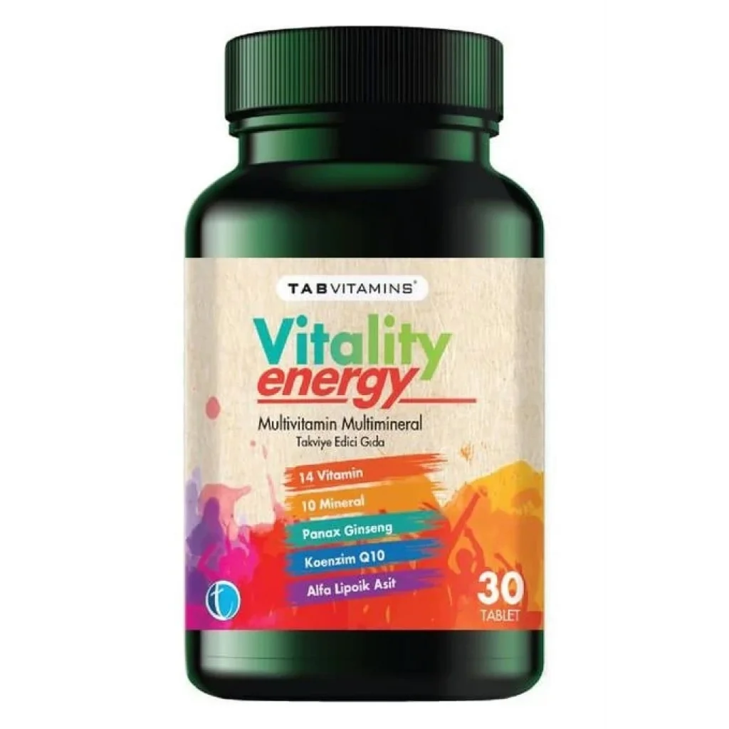 Tabvitamins Vitality Energy 30 Tablet