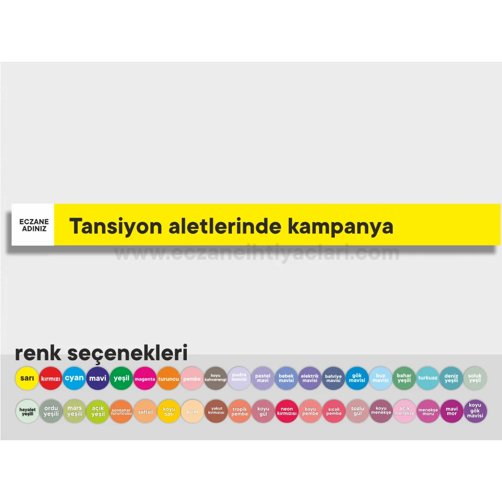 Tansiyon aletlerinde kampanya