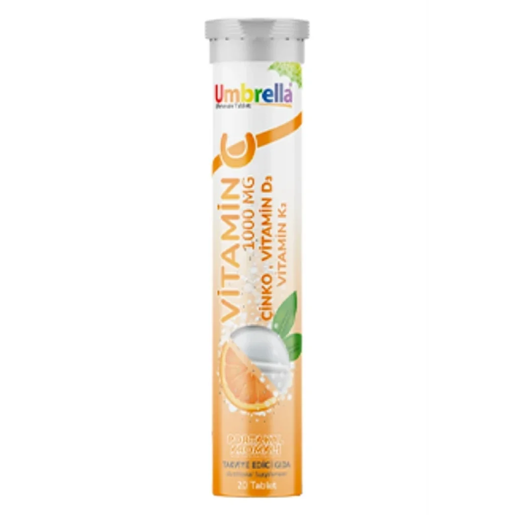Umbrella Vitaminc 1000 mg 20 Efervesan Tablet