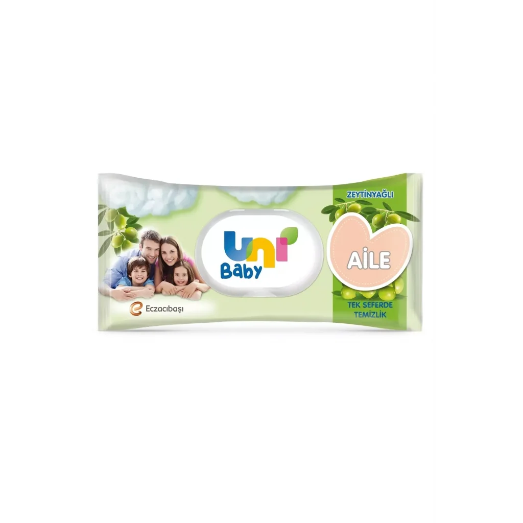 Uni Baby Islak Mendil Zeytinyağlı 90 Yaprak