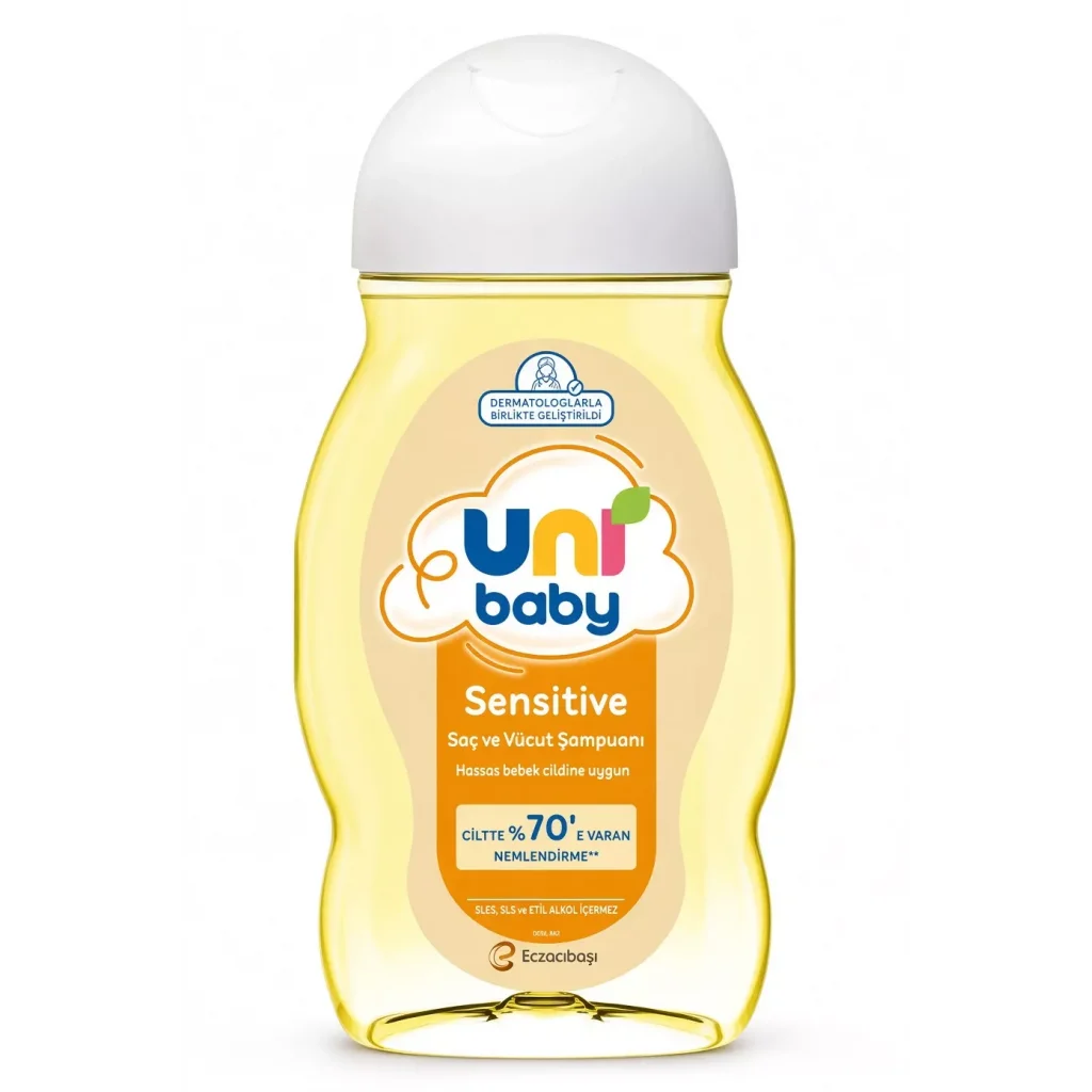 Uni Baby Sensitive Saç ve Vücut Şampuanı 200 mL
