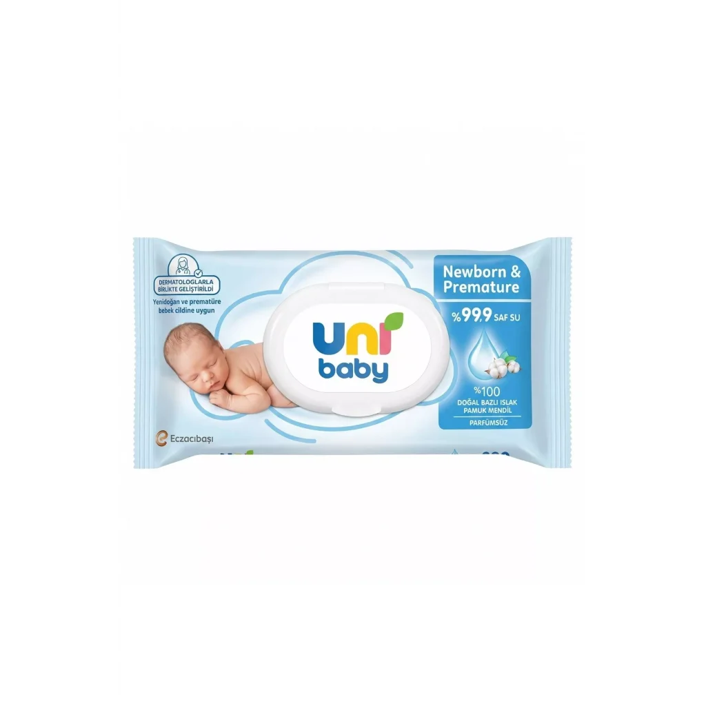 Uni Baby Yenidoğan ve Premature Islak Mendil 40lı