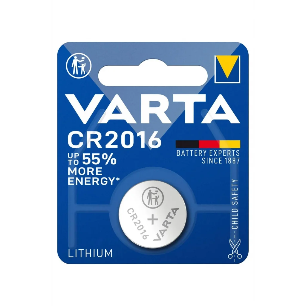 Varta CR2016 Lithium Pil 3V Tekli