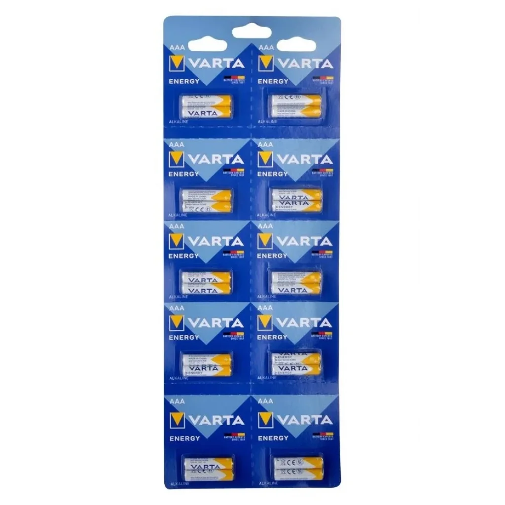 Varta Kartela AAA 20 li
