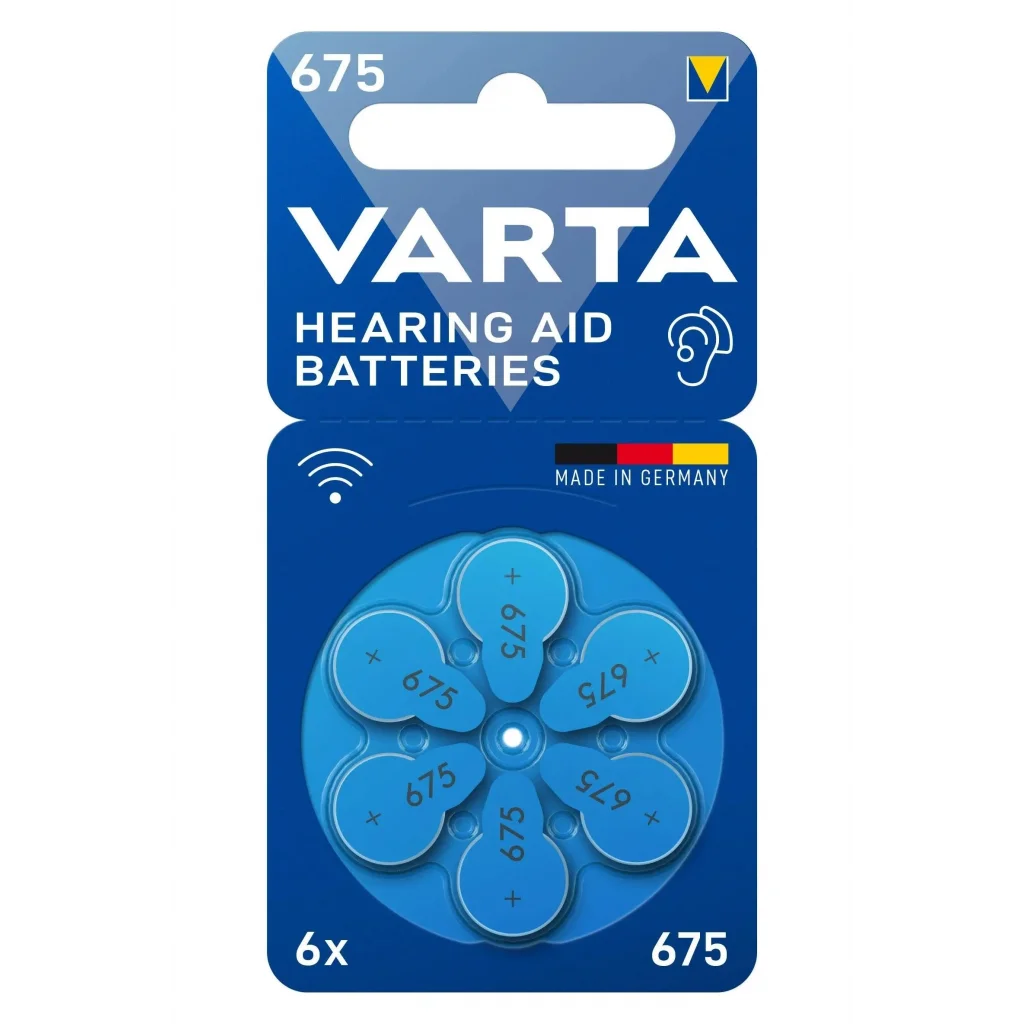 Varta Kulak Pili No: 675 6lı