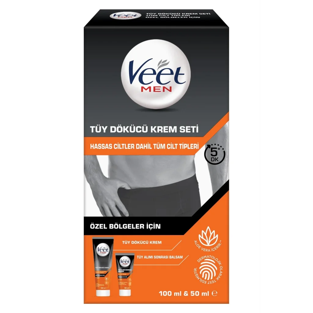 Veet Men Tüy Dökücü Krem Seti 100 ml + 50 ml