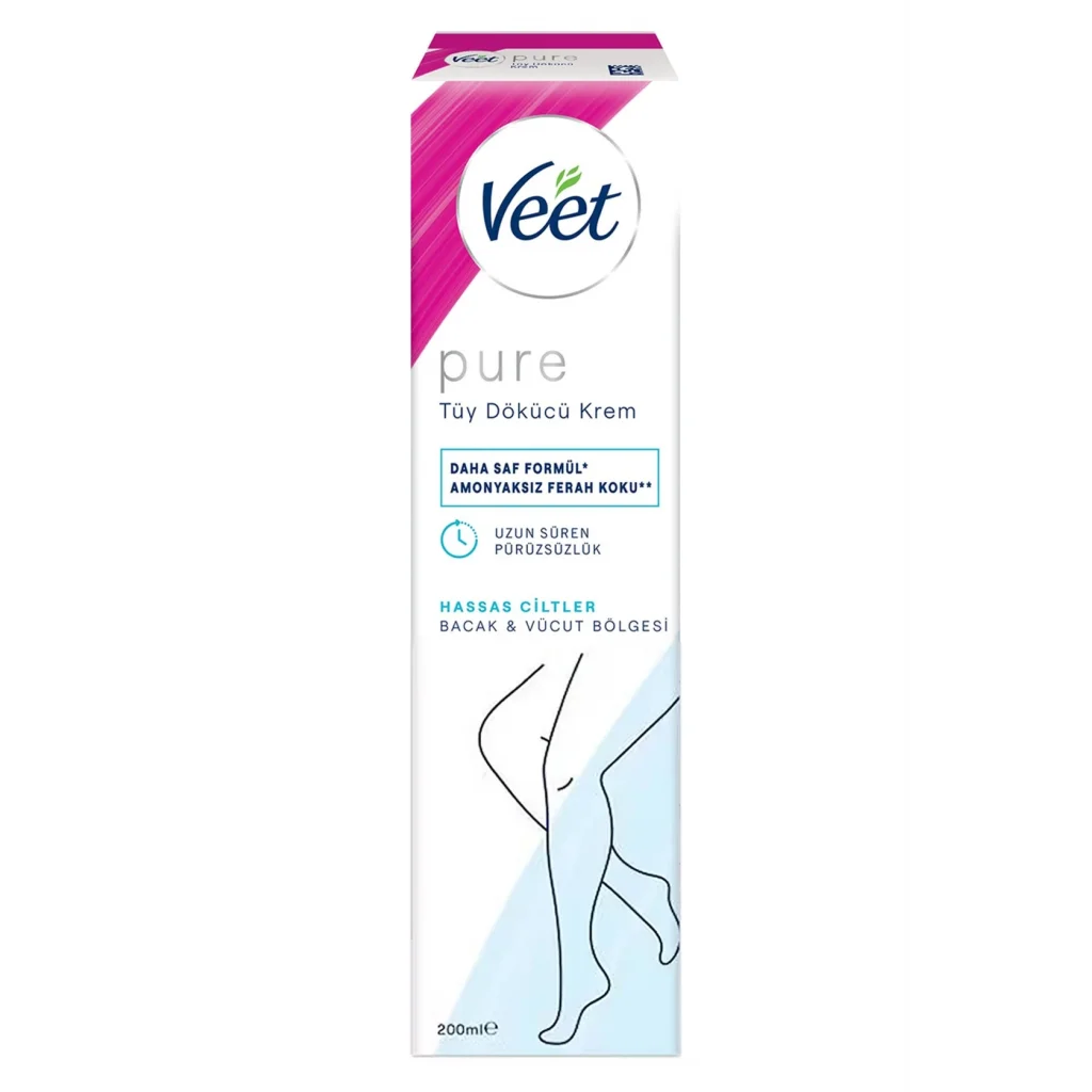 Veet Pure Tüy Dökücü Krem Hassas Ciltler İçin 200 ml