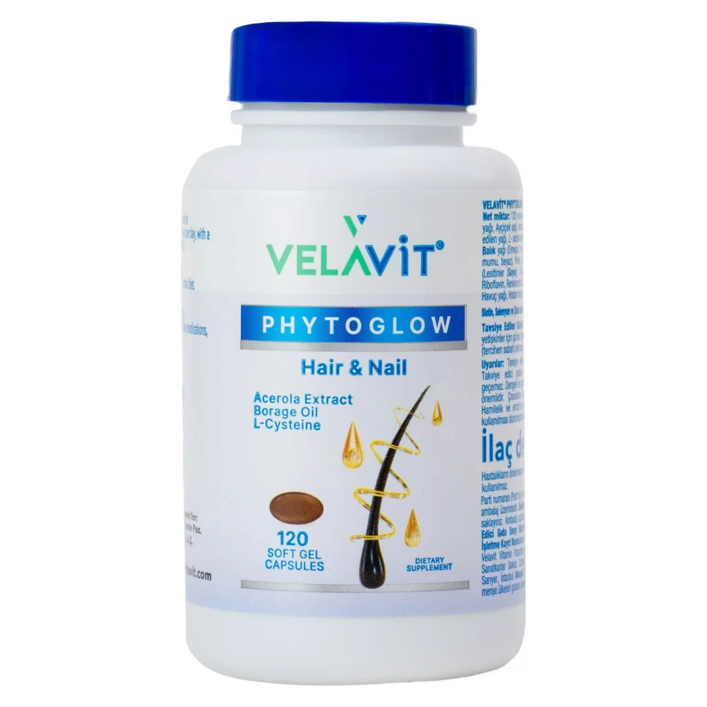 Velavit Phytoglow Hair Nail 120 Yumuşak Kapsül