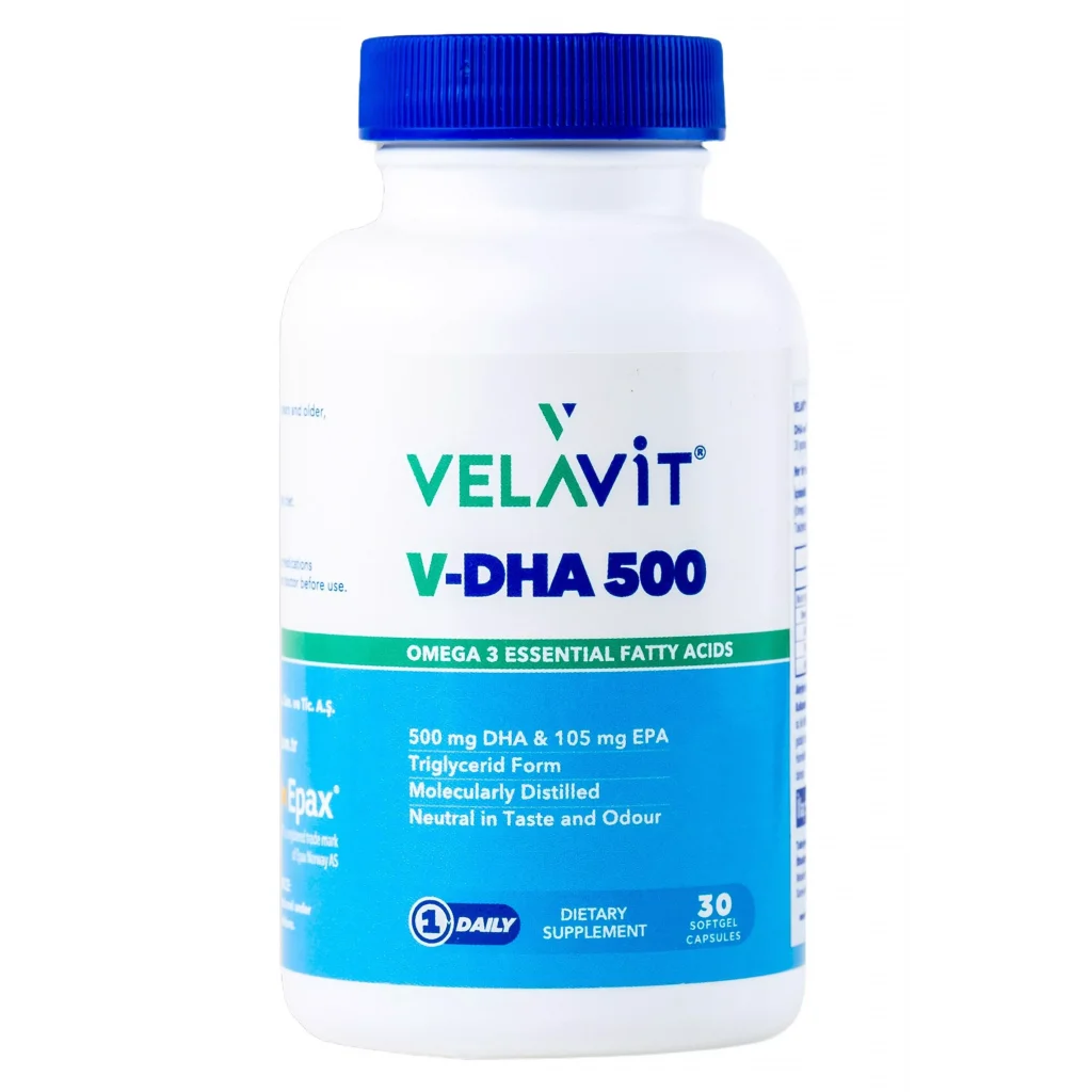 Velavit V-DHA 500 30 Yumuşak Jel Kapsül