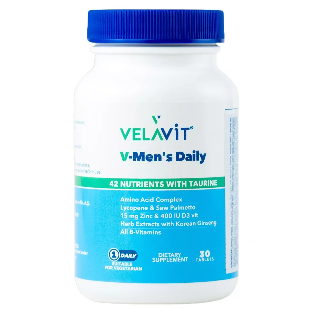 Velavit V-Mens Daily Takviye Edici Gıda 30 Tablet