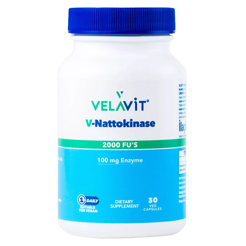 Velavit V-Nattokinase Takviye Edici Gıda 30 Kapsül