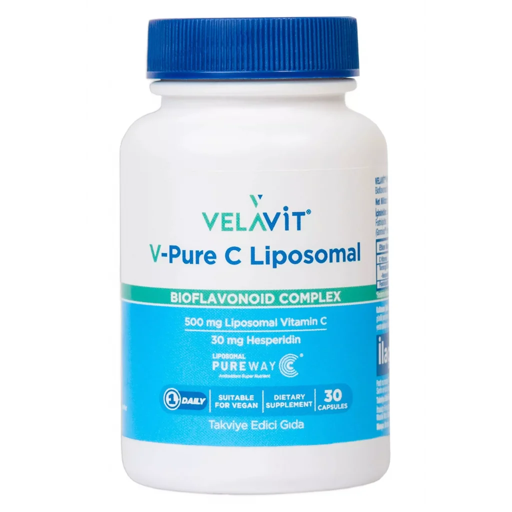 Velavit V-PURE C Liposomal Bioflavonoid Complex 30 Kapsül