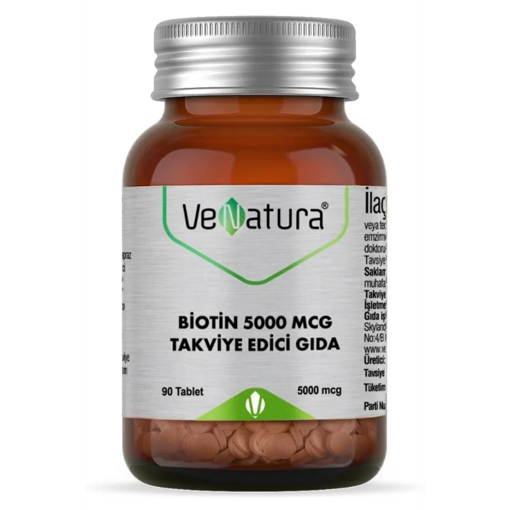 Venatura Biotin 5000 mcg 90 Tablet