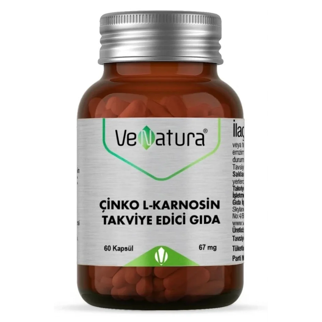 Venatura Çinko L-Karnosin 60 Kapsül