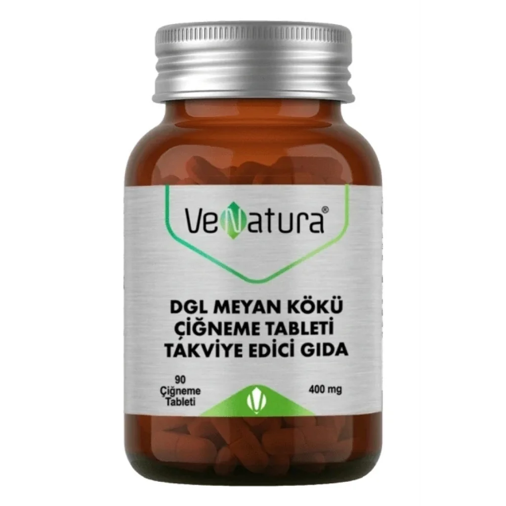 VeNatura Dgl Meyan Kökü 90 Çiğneme Tablet