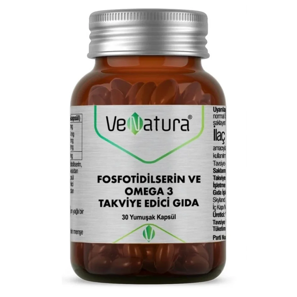 Venatura Fosfotidilserin ve Omega-3 30 Yumuşak Kapsül