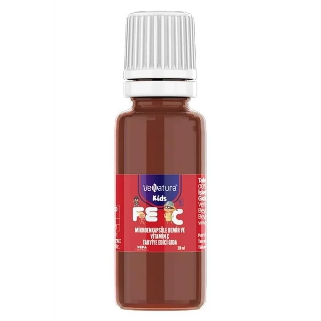 Venatura Kids Mikroenkapsüle Demir ve Vitamin C 20 ml