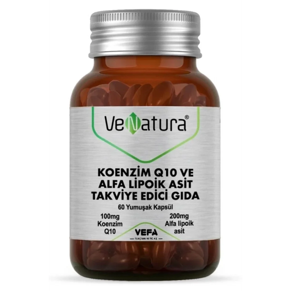Venatura Koenzim Q10  Alfa Lipoik Asit 60 Kapsül