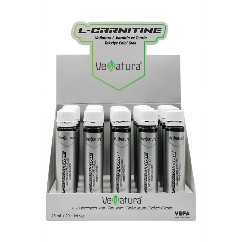 Venatura L-Carnitine ve Taurin 25 ml x 20 Şişe