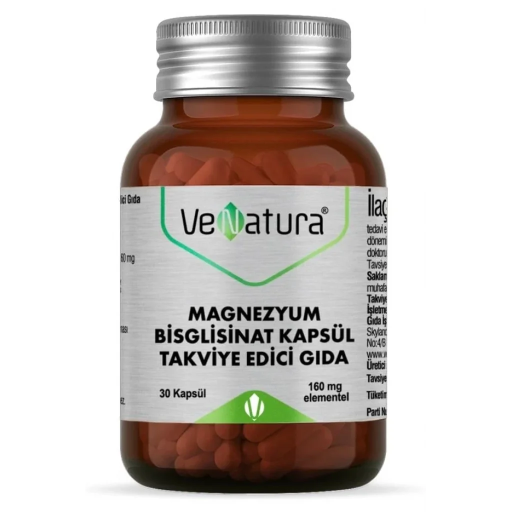 VeNatura Magnezyum Bisglisinat 30 Kapsül