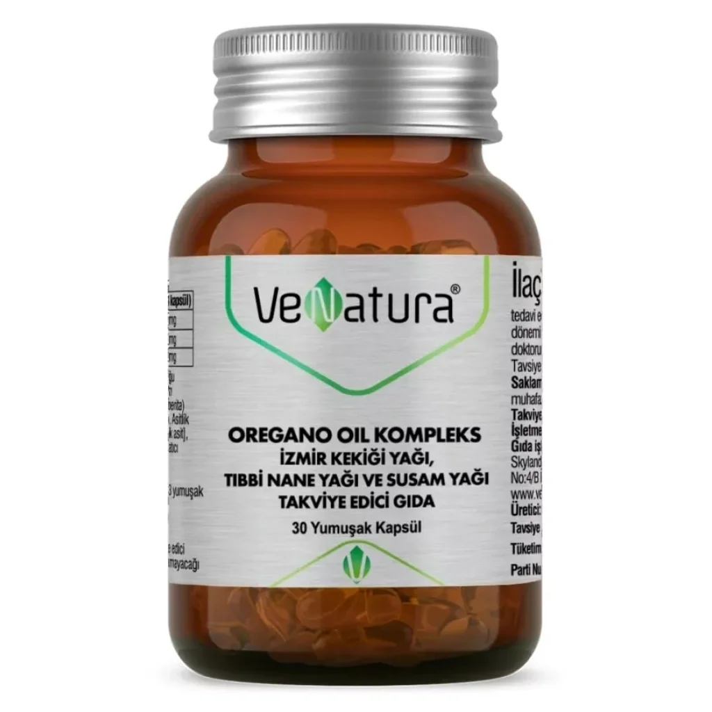 Venatura Oregano Oil Kompleks İzmir Kekiği Yağı 30 Kapsül