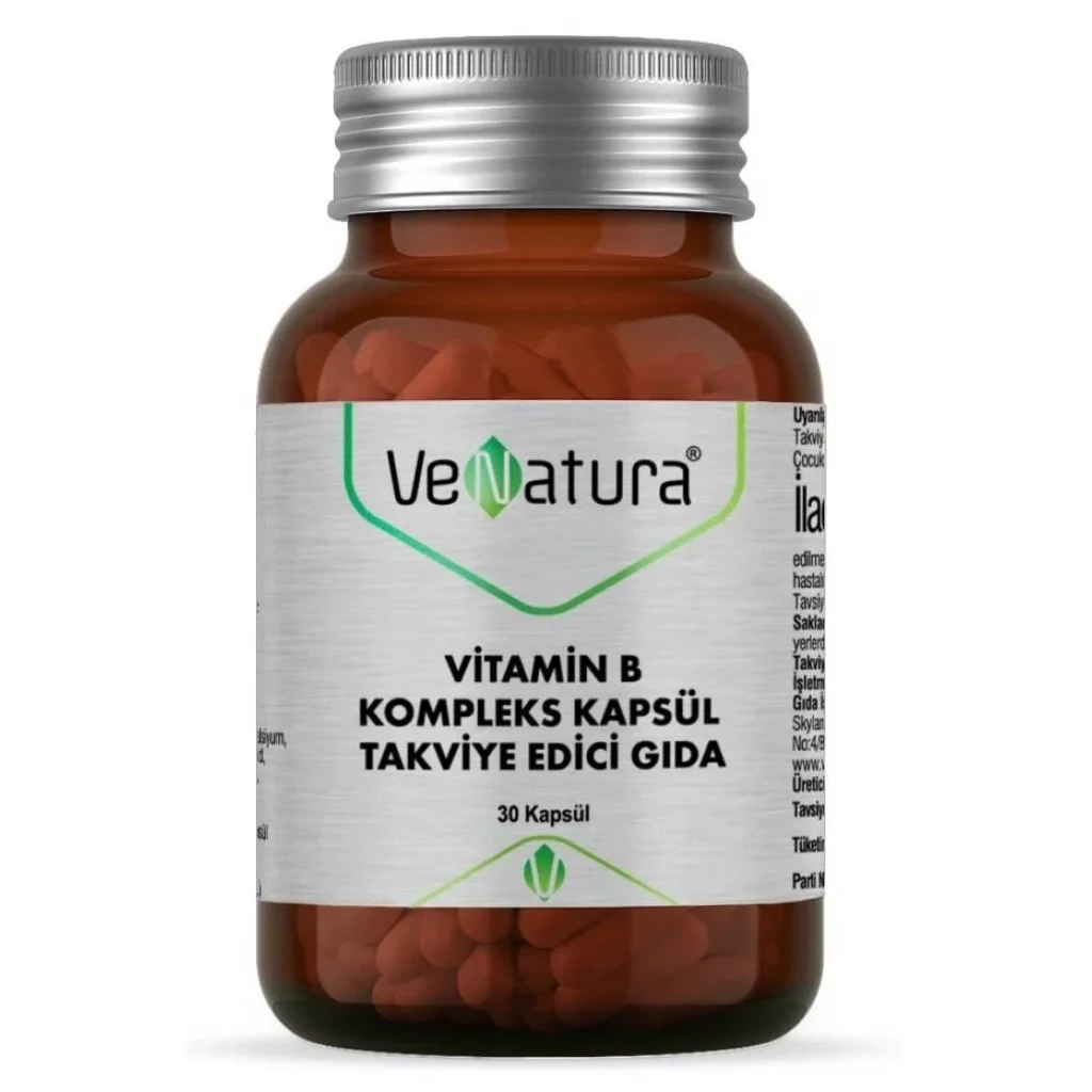 Venatura Vitamin B Kompleks 30 Kapsül
