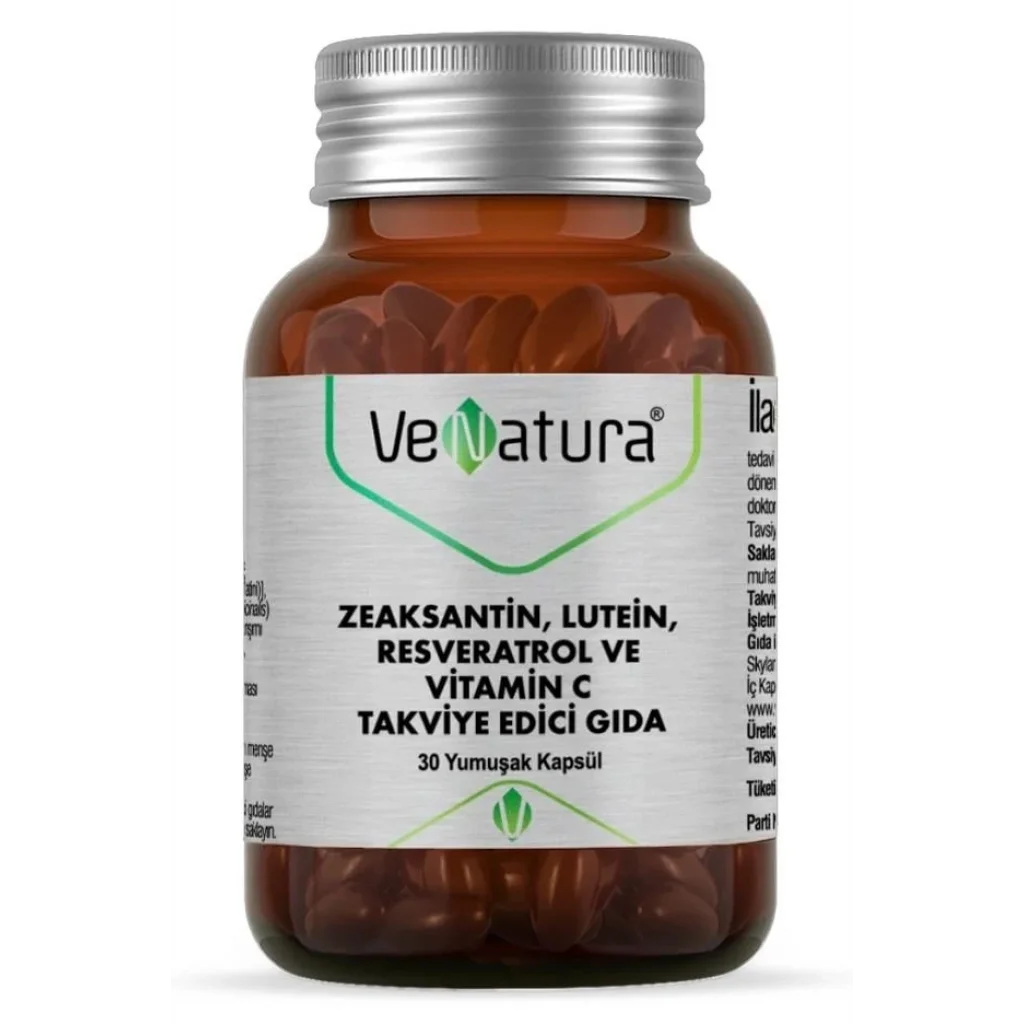 Venatura Zeaksantin Lutein Resveratrol Vitamin C 30 Kapsül