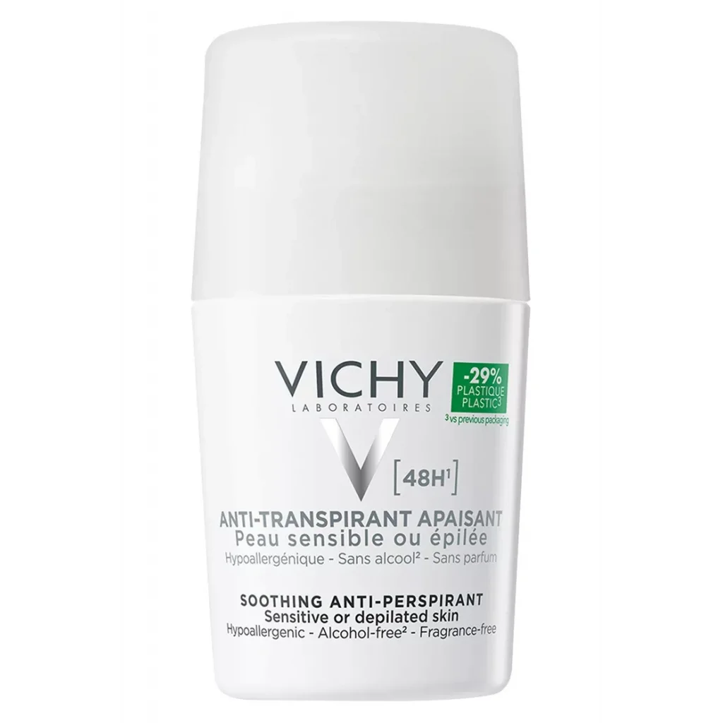 Vichy Deodorant Hassas ve Epilasyon Yapılmış Ciltler için 48 Saat Etkili Roll-On 50 ml