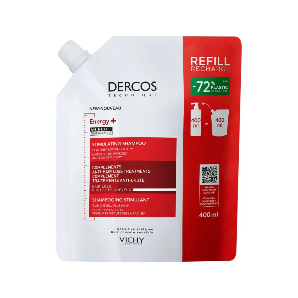 Vichy Dercos Energisant Saç Dökülmesine Karşı Şampuan Refill 400 ml