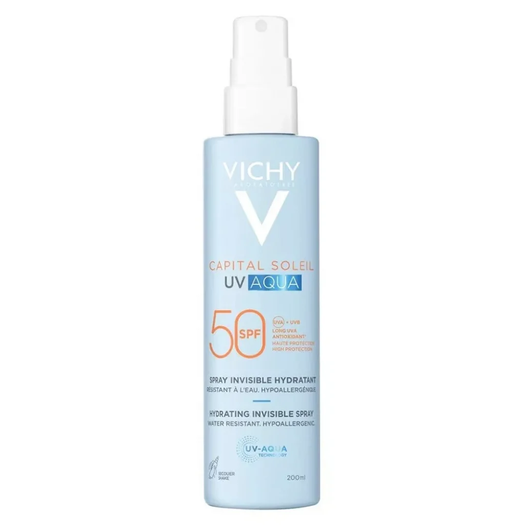 Vichy Protection Solaire Invisible Hydratante SPF50 UV Aqua 200 ml