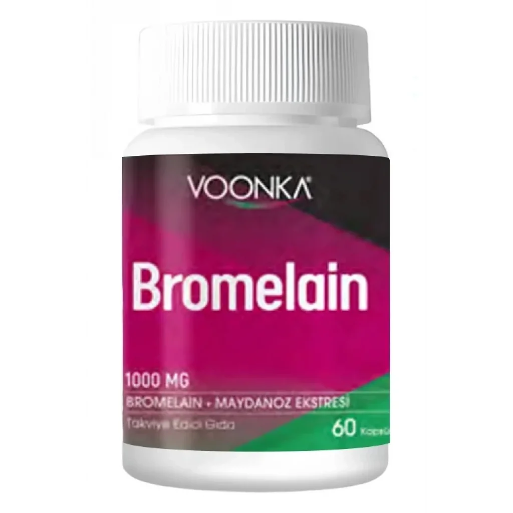 Voonka Bromelain 60 Kapsül