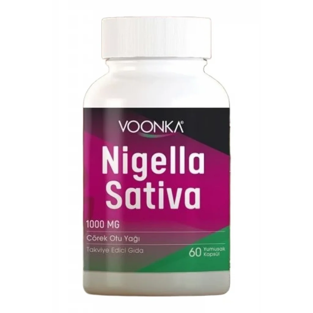 Voonka Çörek Otu Yağı 60 Kapsül (Nigella Sativa)