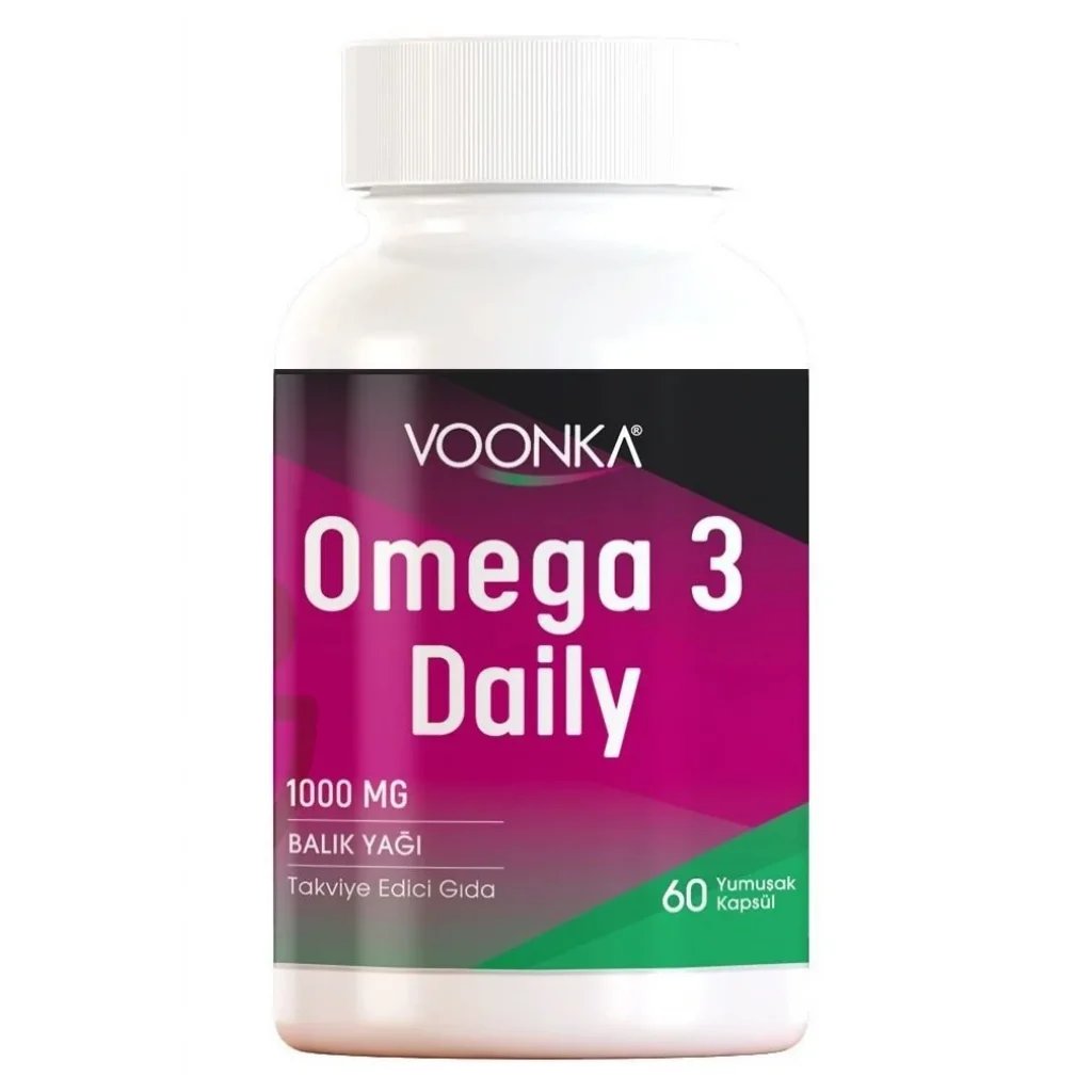 Voonka Omega 3 Daily 60 Yumuşak Kapsül