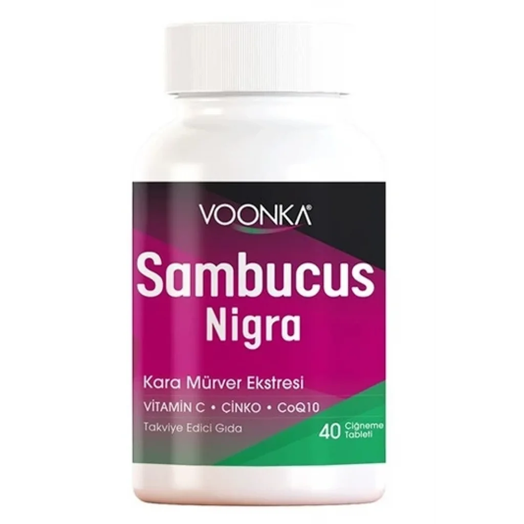 Voonka Sambucus Nigra Çiğneme 40 Tablet
