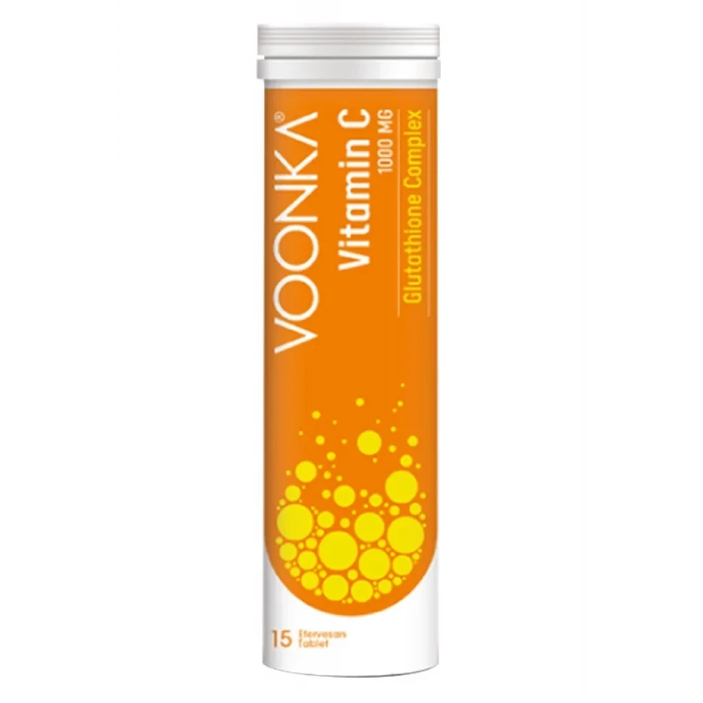 Voonka Vitamin C 1000 mg Glutathione Complex 15 Efervesan Tablet