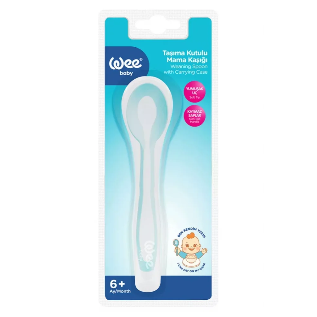 Wee Baby 306 Taşıma Kutulu Mama Kaşığı