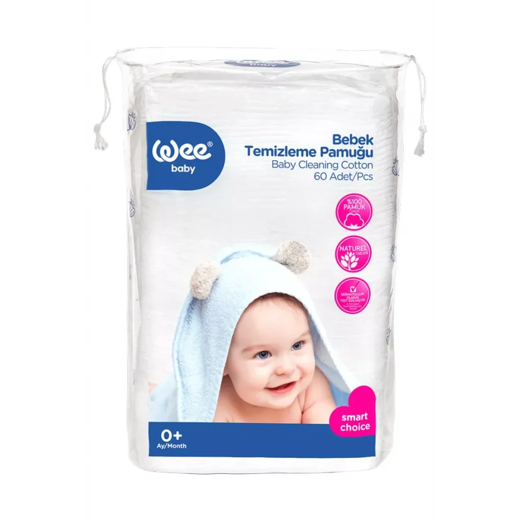 Wee baby Bebek Temizleme Pamuğu 60’lı