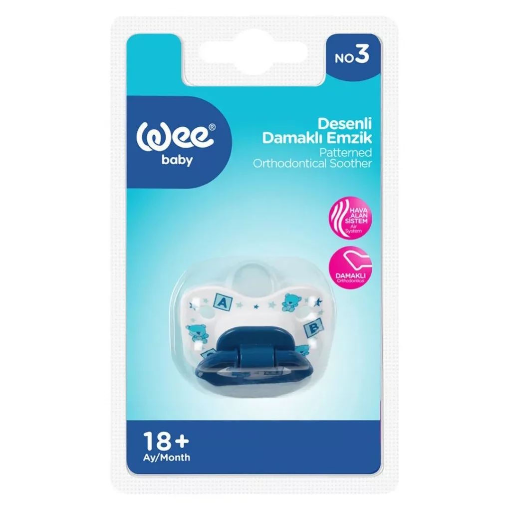 Wee Baby Desenli Damaklı Emzik 835 No: 3
