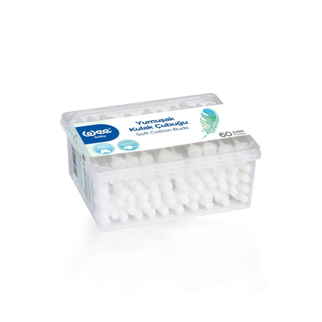 Wee Baby Emniyetli Kulak Çubuğu 60lı