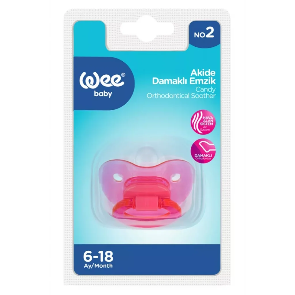 Wee Baby Silikon Damaklı Emzik Akide 112
