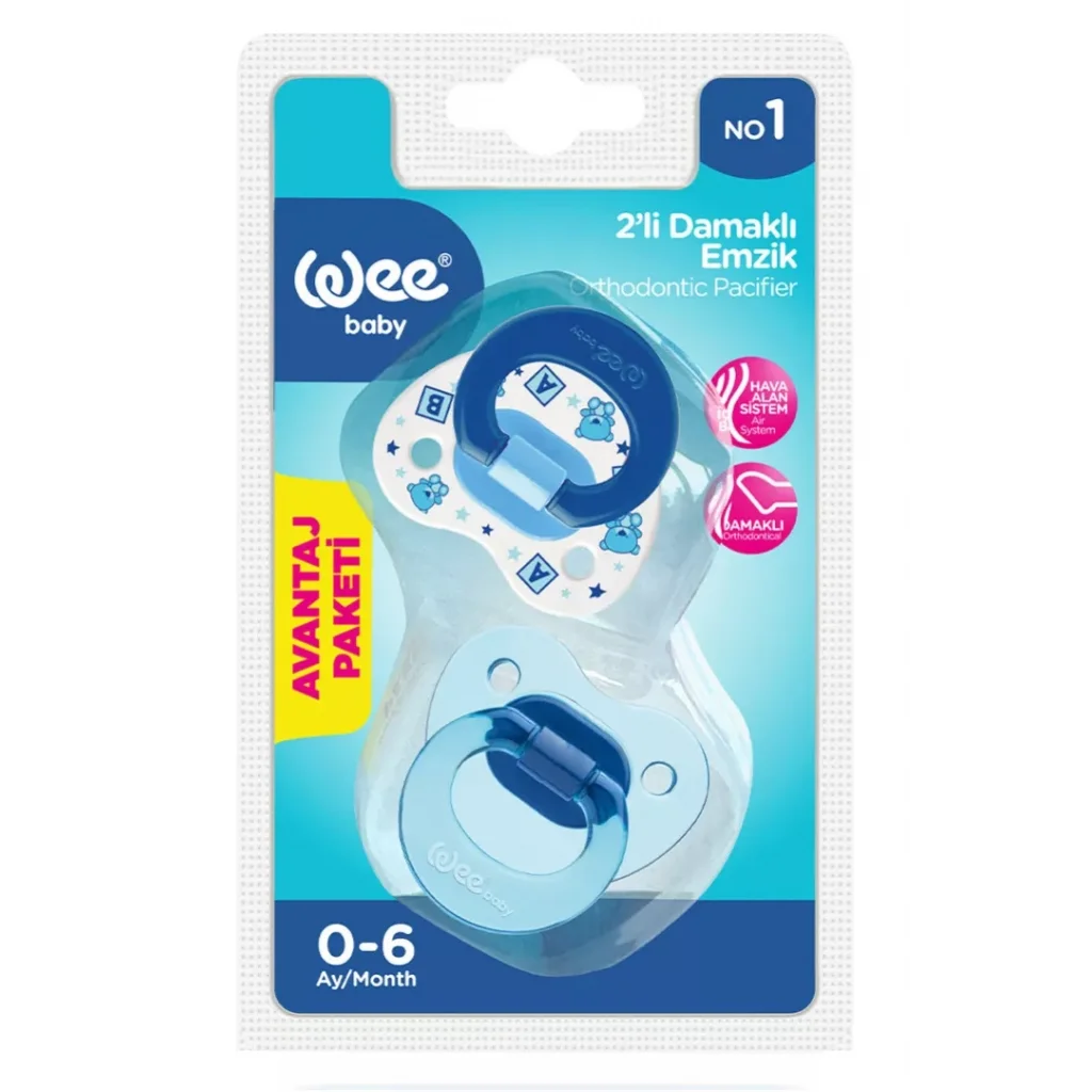 Wee Baby Yalancı Emzik Damaklı No:1 2’li (437)