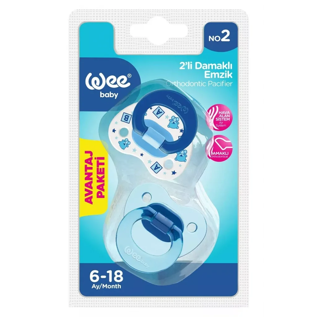 Wee Baby Yalancı Emzik Damaklı No:2 2’li (438)