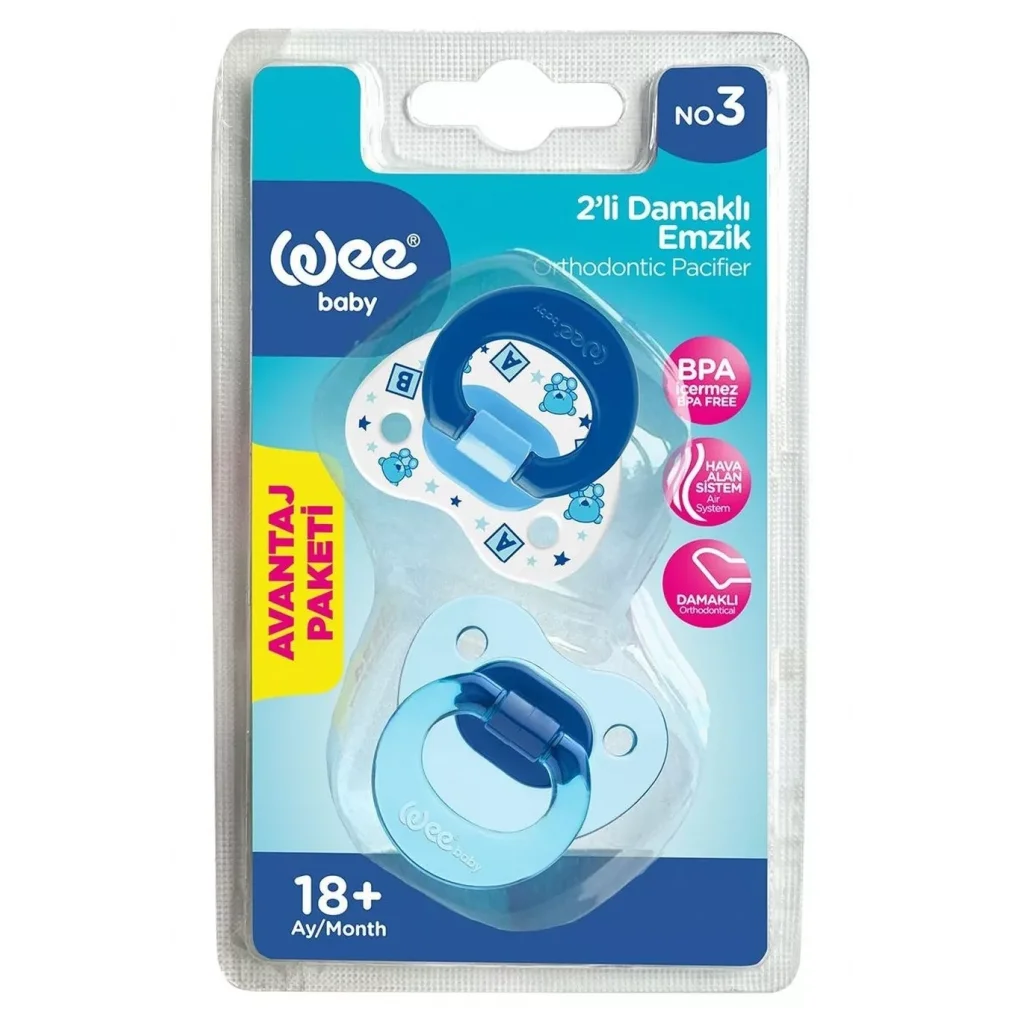 Wee Baby Yalancı Emzik Damaklı No:3 2’li (439)