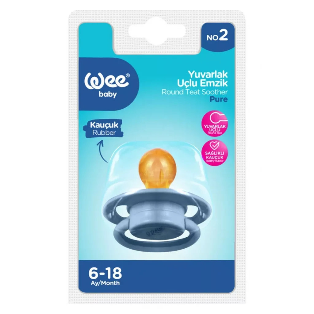 Wee Pure Kauçuk Uçlu Emzik No:2 699