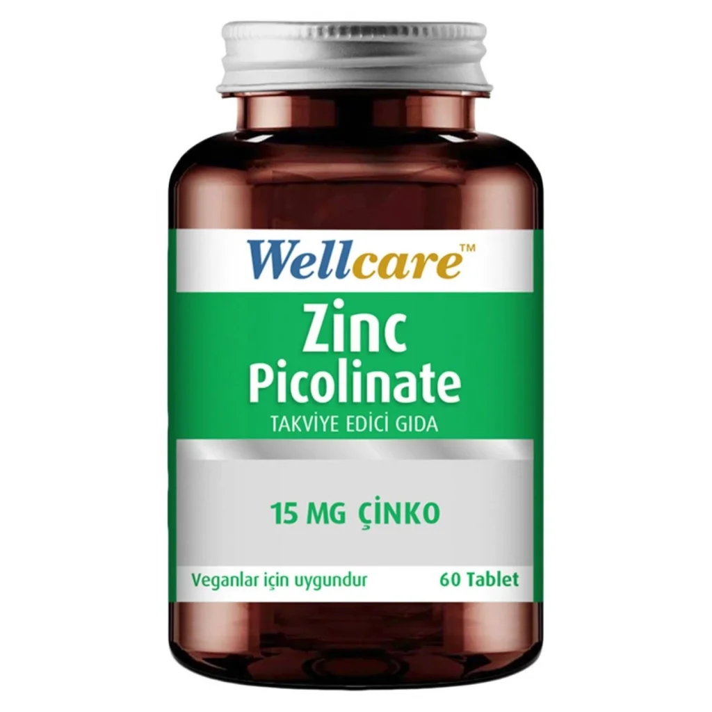 Wellcare Çinko Pikolinat 15 mg 60 Kapsül
