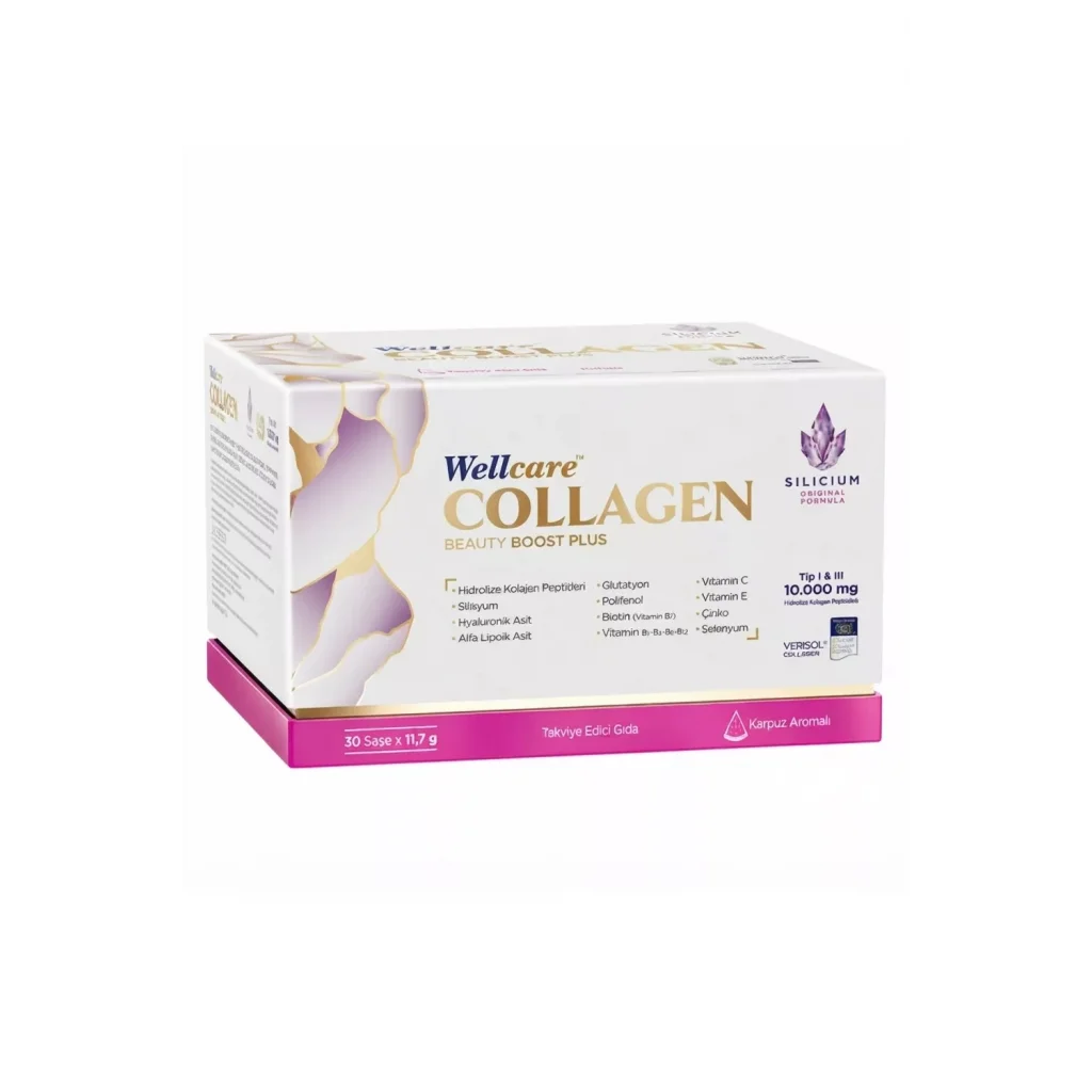 Wellcare Collagen Beauty Boost Plus 10.000 mg Karpuz Aromalı 30 Saşe