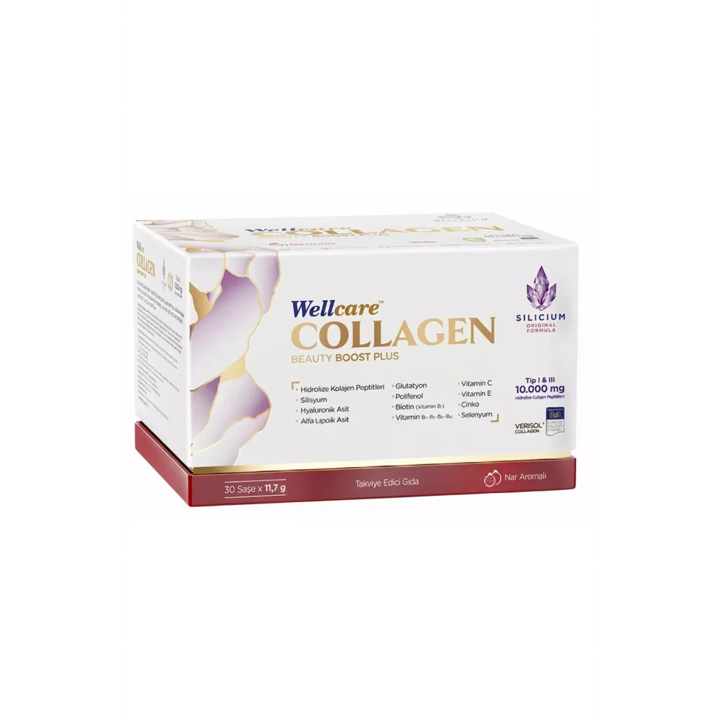 Wellcare Collagen Beauty Boost Plus 10.000 mg Nar Aromalı 30 Saşe